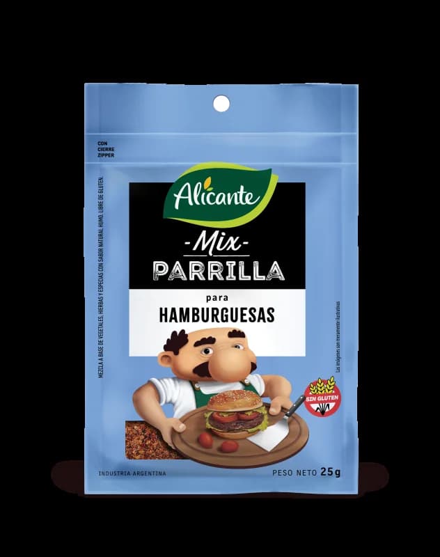 ALICANTE Mix Parrilla hamburguesa 25g