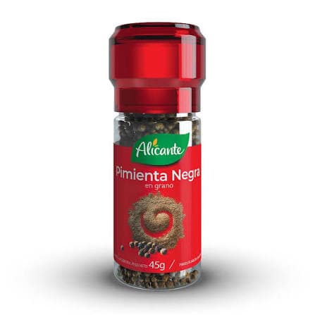 ALICANTE Molinillo Pimienta negra 45g